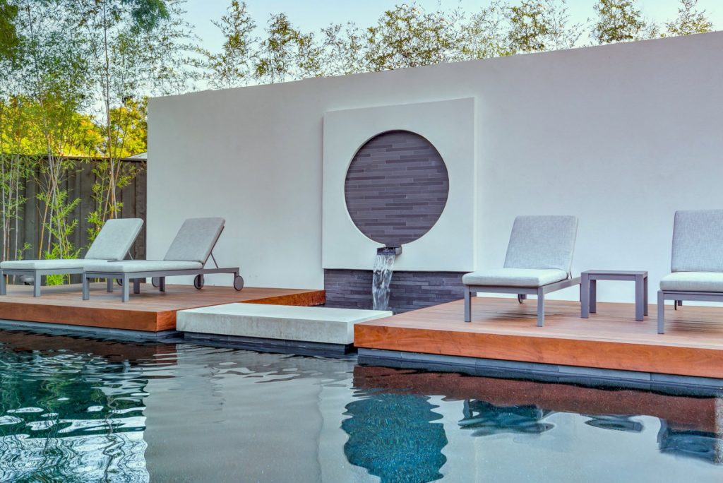 Bonick Landscaping The Wow Factor of Pool Water Features  