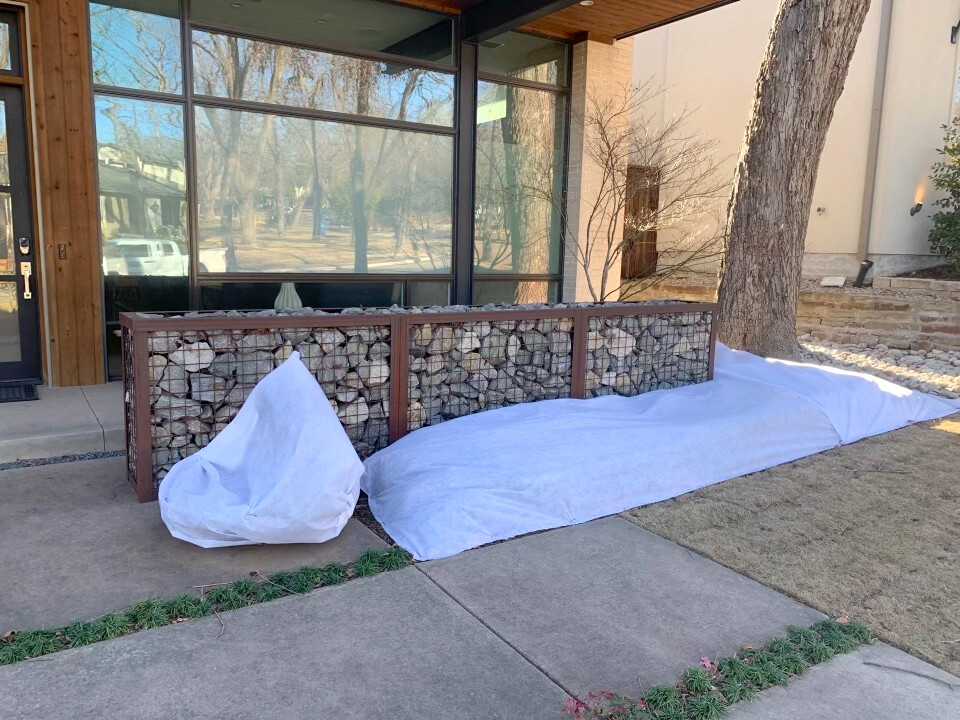 Bonick protects plants during Texas freeze