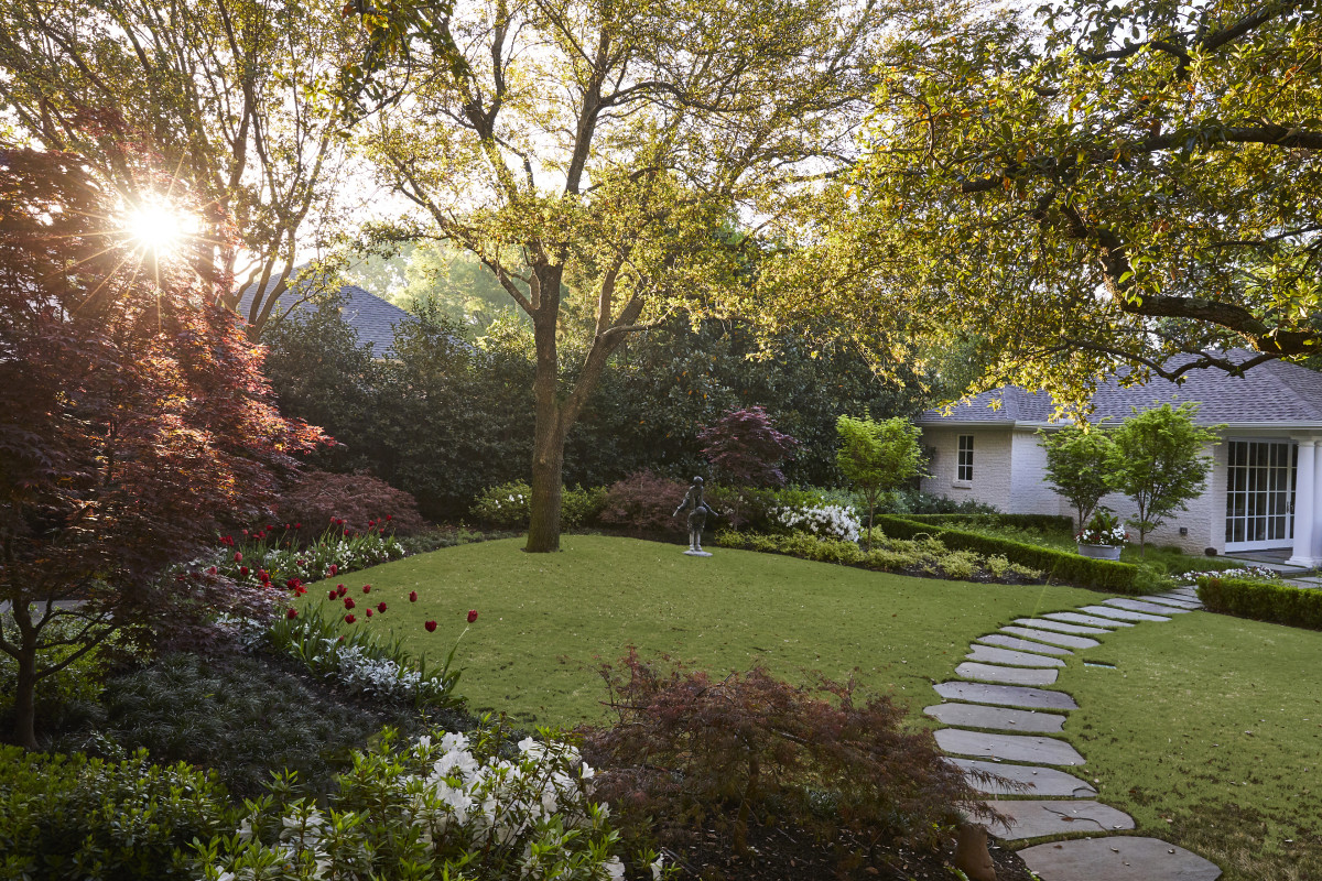 green spaces and winter color