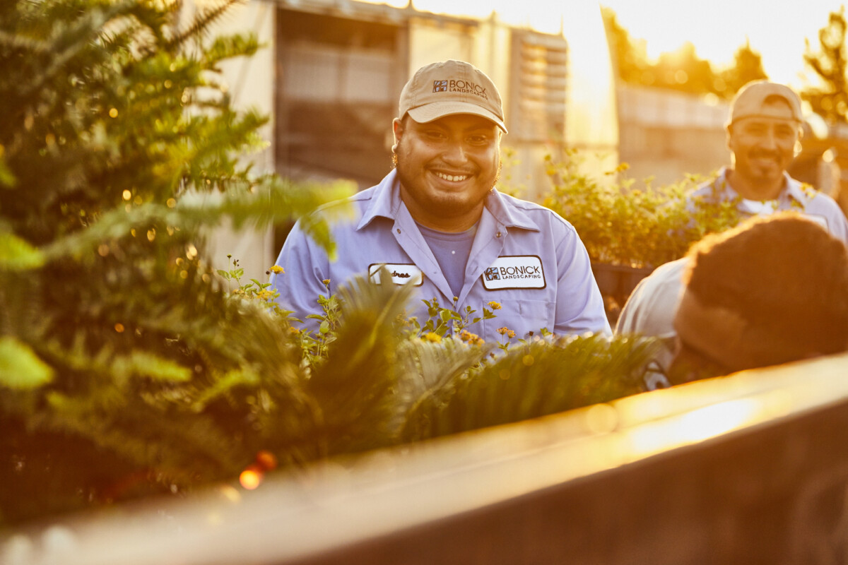 Bonick landscape design and maintenance crew