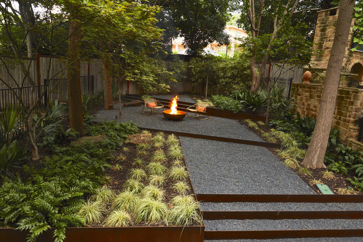 modern garden