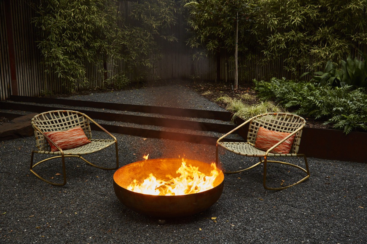 contemporary-corten-steel-fire-pit-Dallas-TX