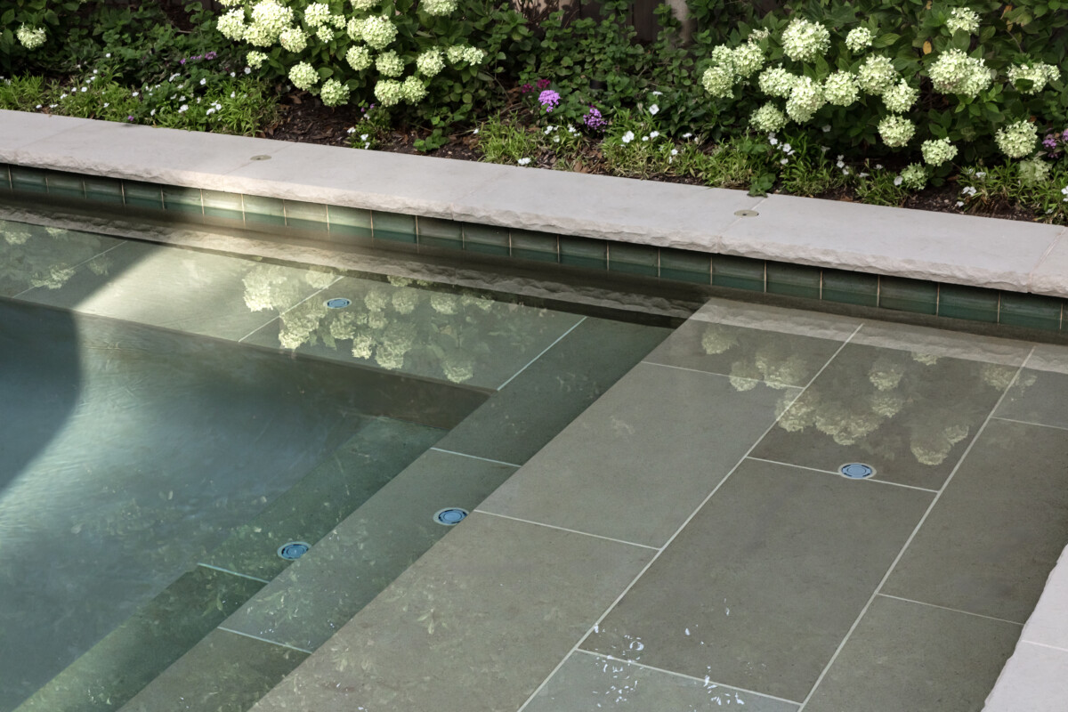 Normandy pool detail