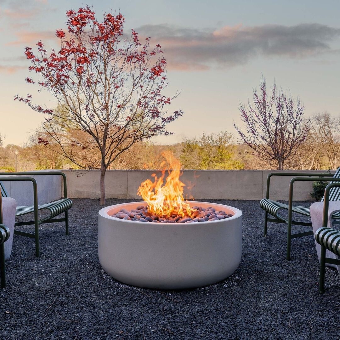 Lumacast Freestanding Modern Fire Pit
