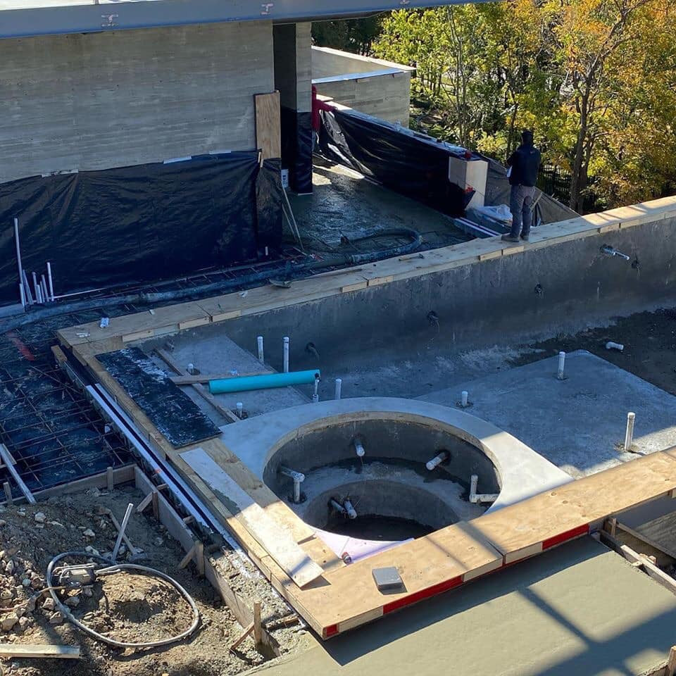 River hills spa construction