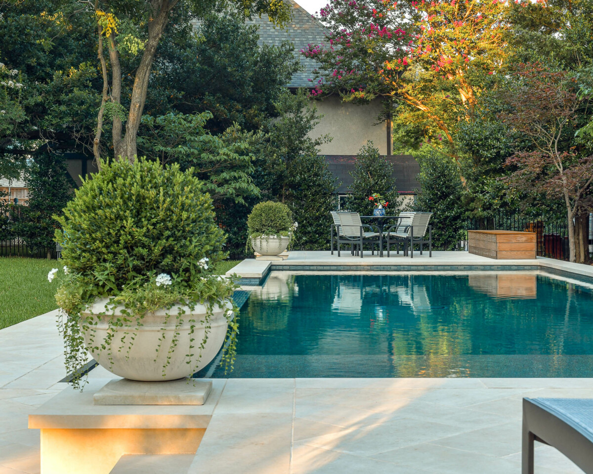 Lupton pool landscaping