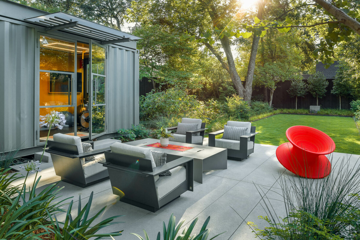 functional design focal point in an outdoor space