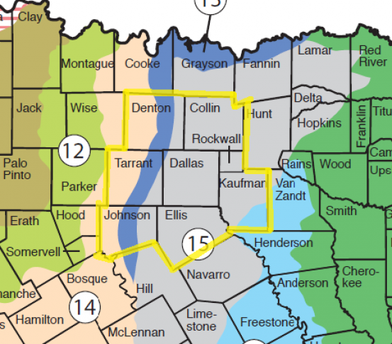 North Texas Soil Map
